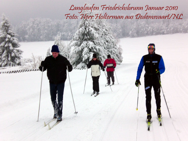 Skilanglauf der Gste - Foto: Holtermann aus Friedrichsbrunn